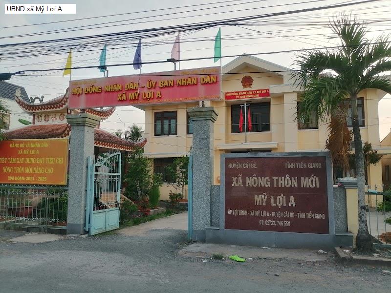 UBND xã Mỹ Lợi A
