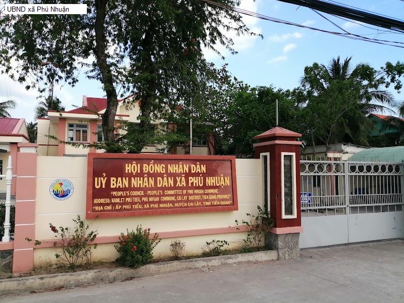 UBND xã Phú Nhuận