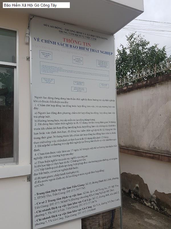 Bảo Hiểm Xã Hội Gò Công Tây