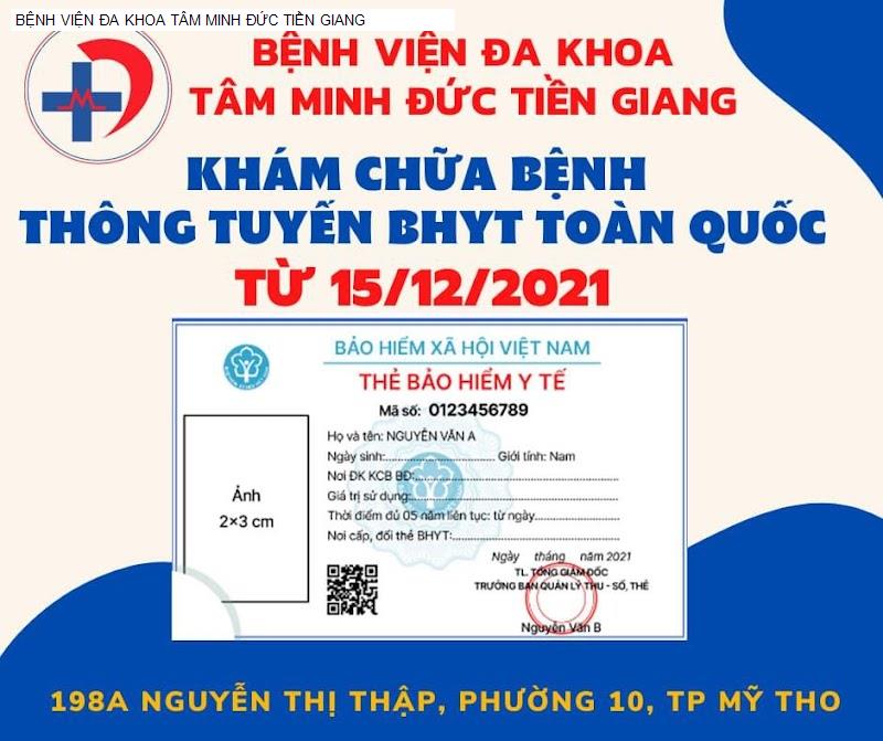 BỆNH VIỆN ĐA KHOA TÂM MINH ĐỨC TIỀN GIANG