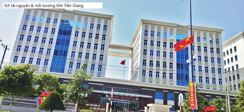 Sở tài nguyên & môi trường tỉnh Tiền Giang